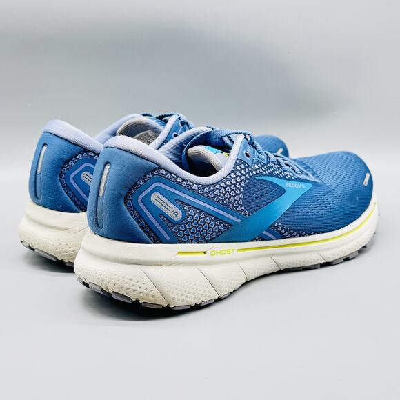 Brooks Ghost 14 Shoes Womens 10 Blue Mesh Running Sneakers Cushion Athletic - Picture 9 of 12